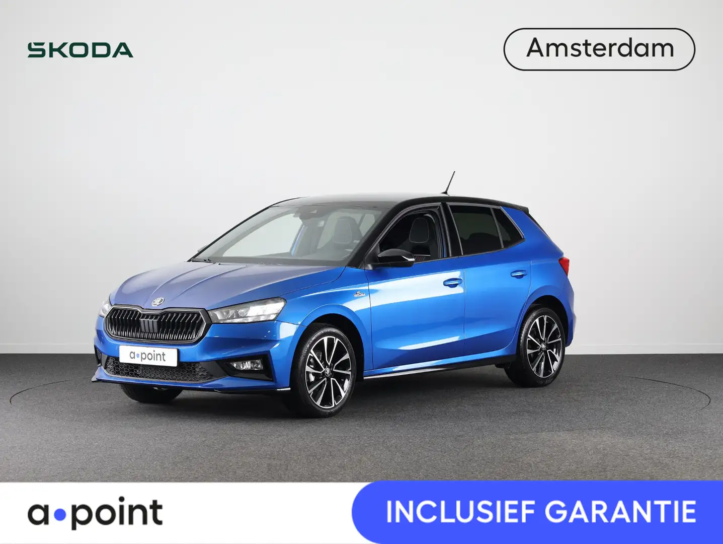 Skoda Fabia 1.0 TSI Monte Carlo 95PK | 17 inch Lichtmetalen ve Blu/Azzurro - 1