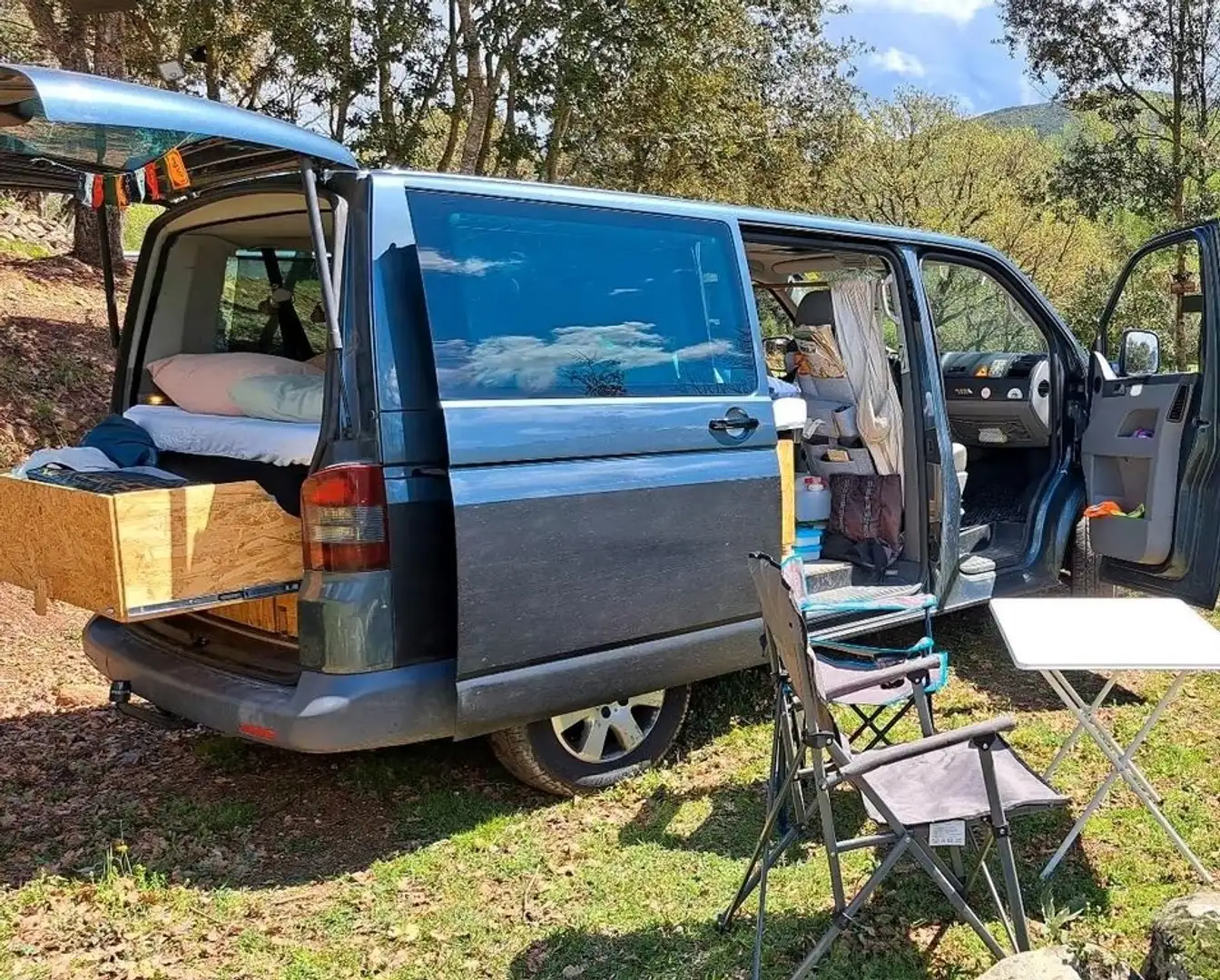 Volkswagen T5 Multivan Camper Grau - 1
