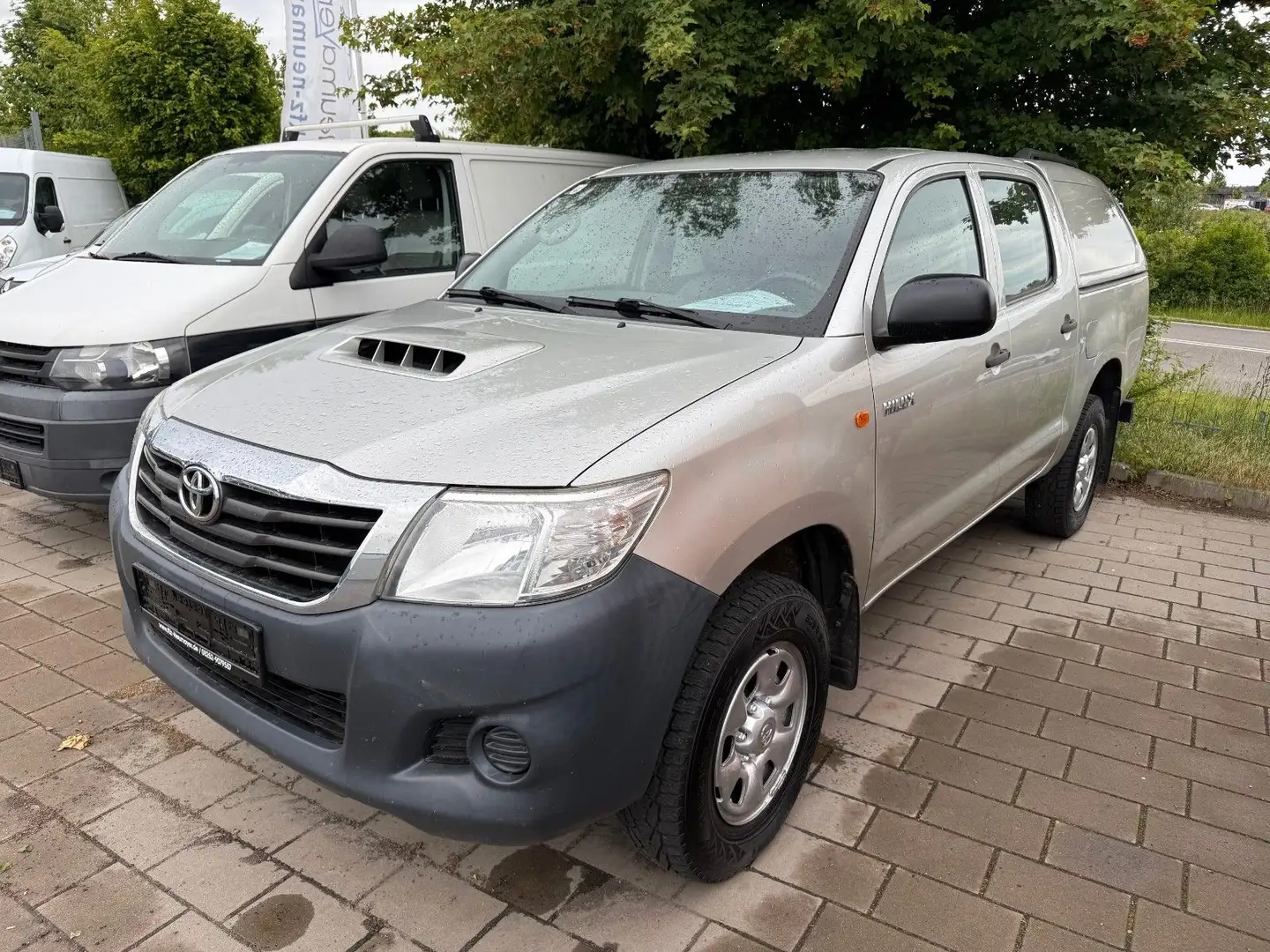 Toyota Hilux 4x4 DoKa/Hardtop/Klima/ Radio/CD/AHK Argento - 2