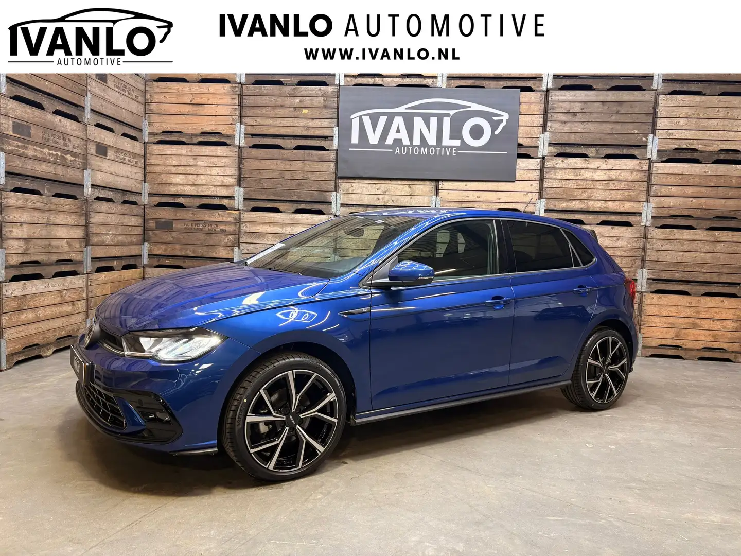Volkswagen Polo 1.0 TSI R-Line VCP Clima AD Cruise PDC LED 16"LM 1 Blauw - 1