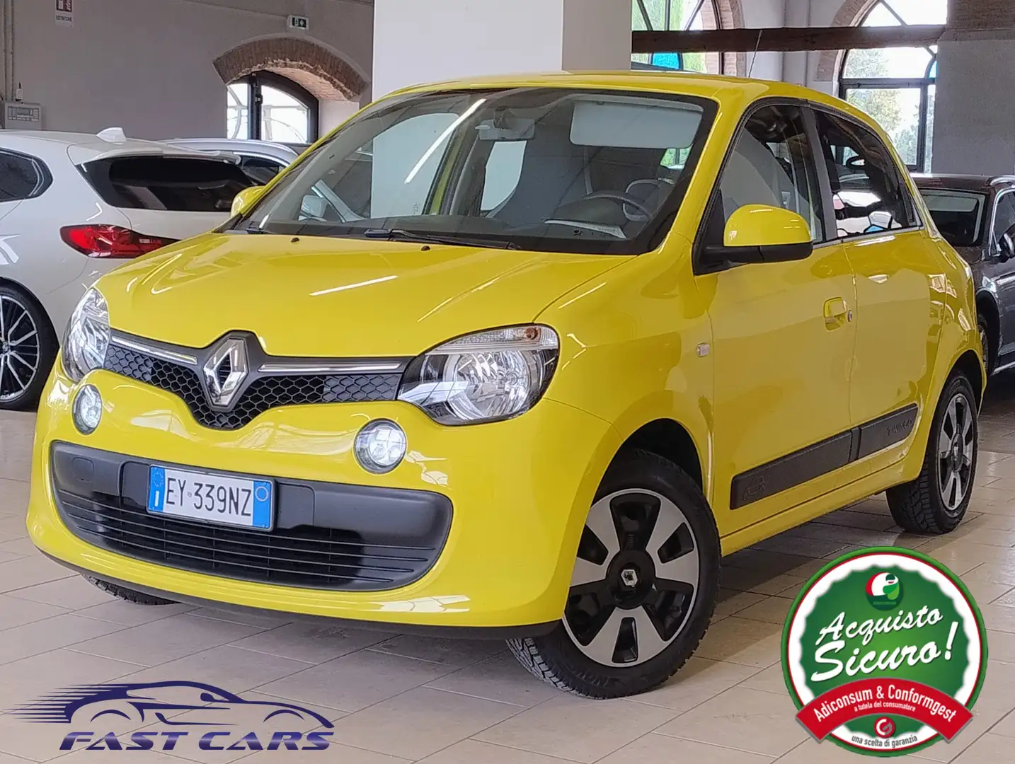 Renault Twingo 1.0 sce Wave NEOPATENTATI UNICO PROPRIETARIO Giallo - 1