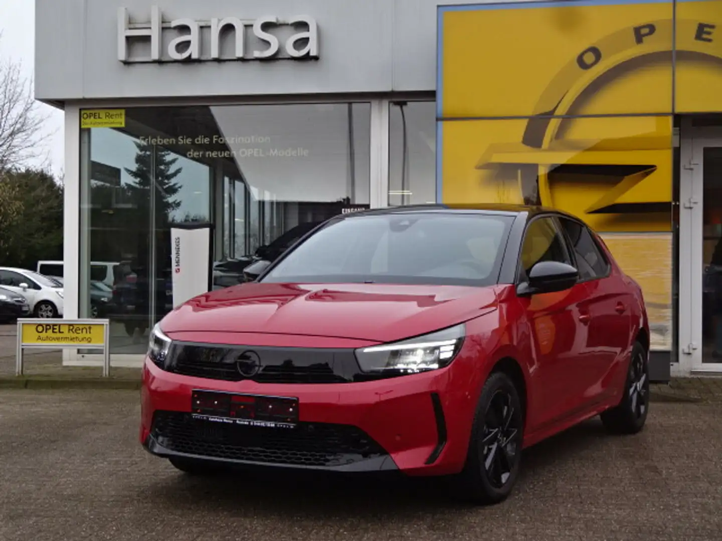 Opel Corsa GS Navi Kamera Sitzheizung Rood - 1