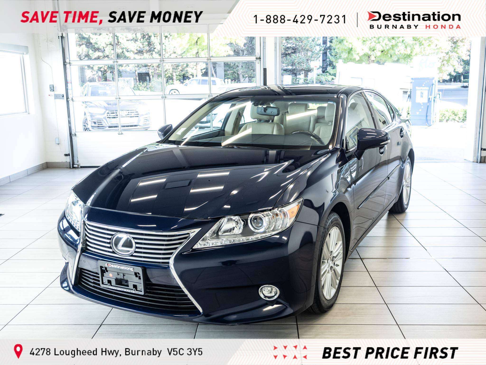 Blue (DEEP SEA MICA) 2015 Lexus ES Sedan Front-Wheel Drive Automatic