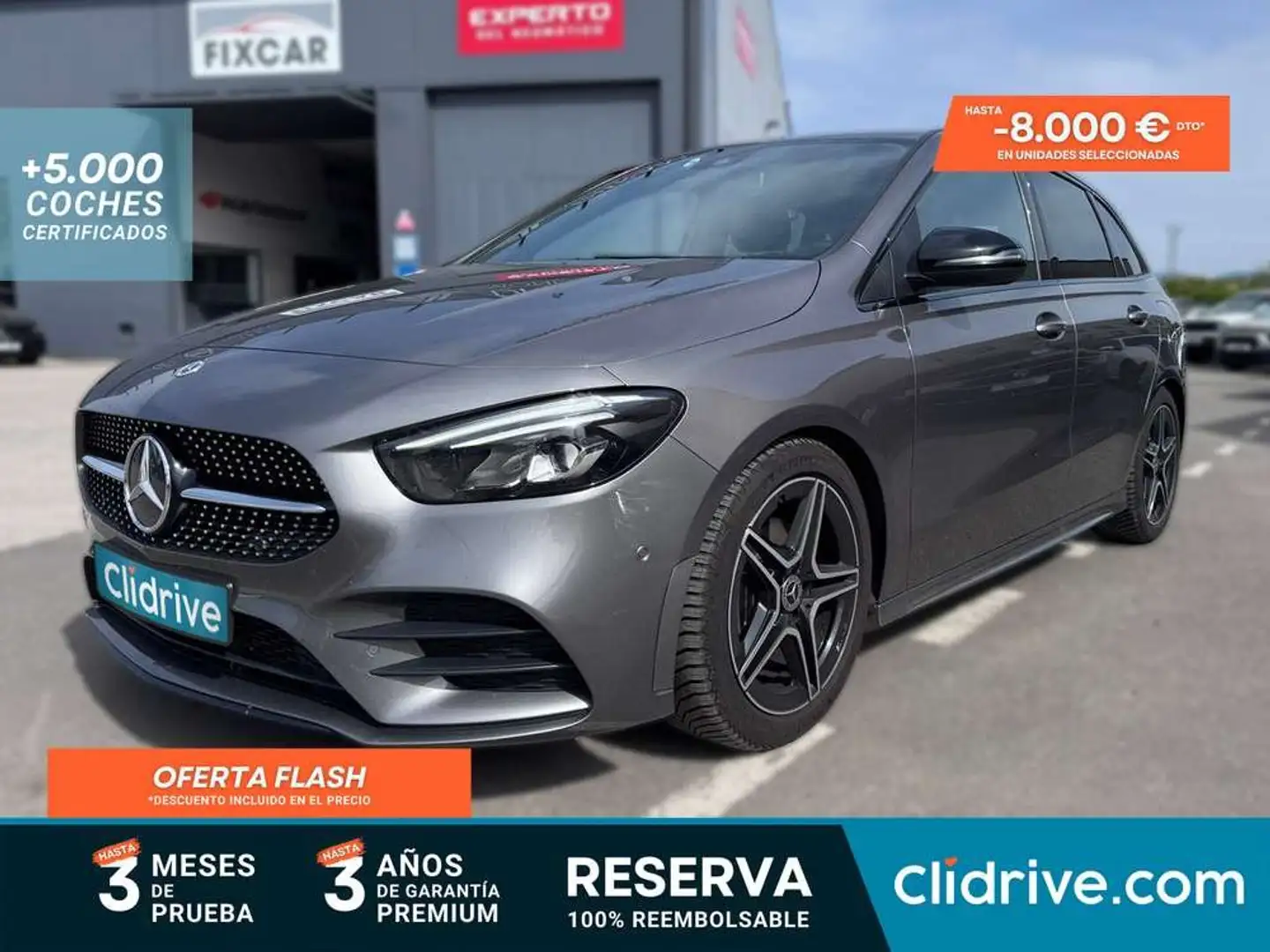Mercedes-Benz B 200 200d Gris - 1