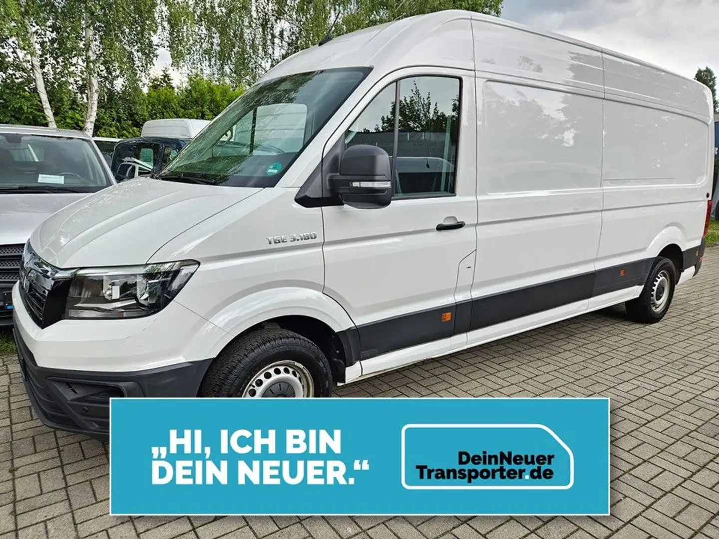 MAN TGE 3.180 MAXI|AUTOMATIK|3,0t AHK|KAM|TÜV+ÖL NEU Blanco - 1