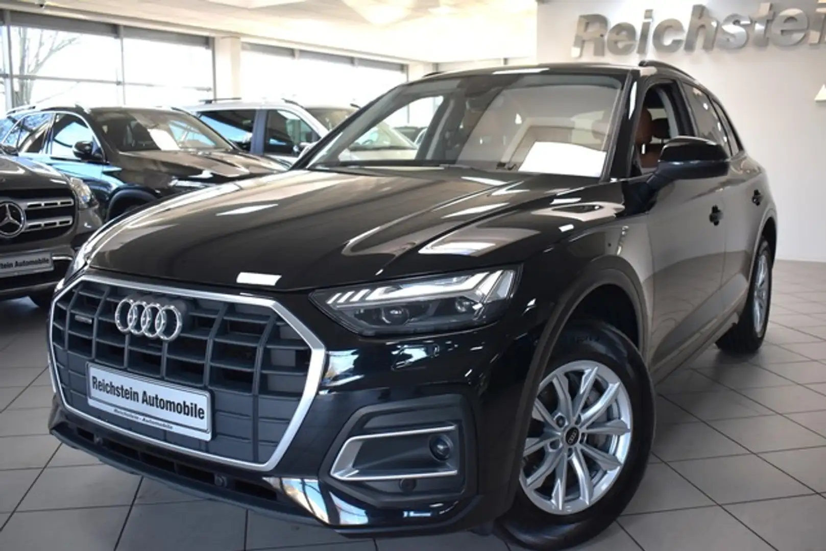 Audi Q5 50 TDI quattro AHK LEDER STANDH NETTO 34.000 Schwarz - 1
