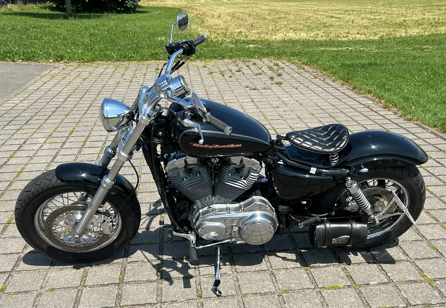 Harley-Davidson Sportster 883 Umbau auf 1200 ccm Schwarz - 2