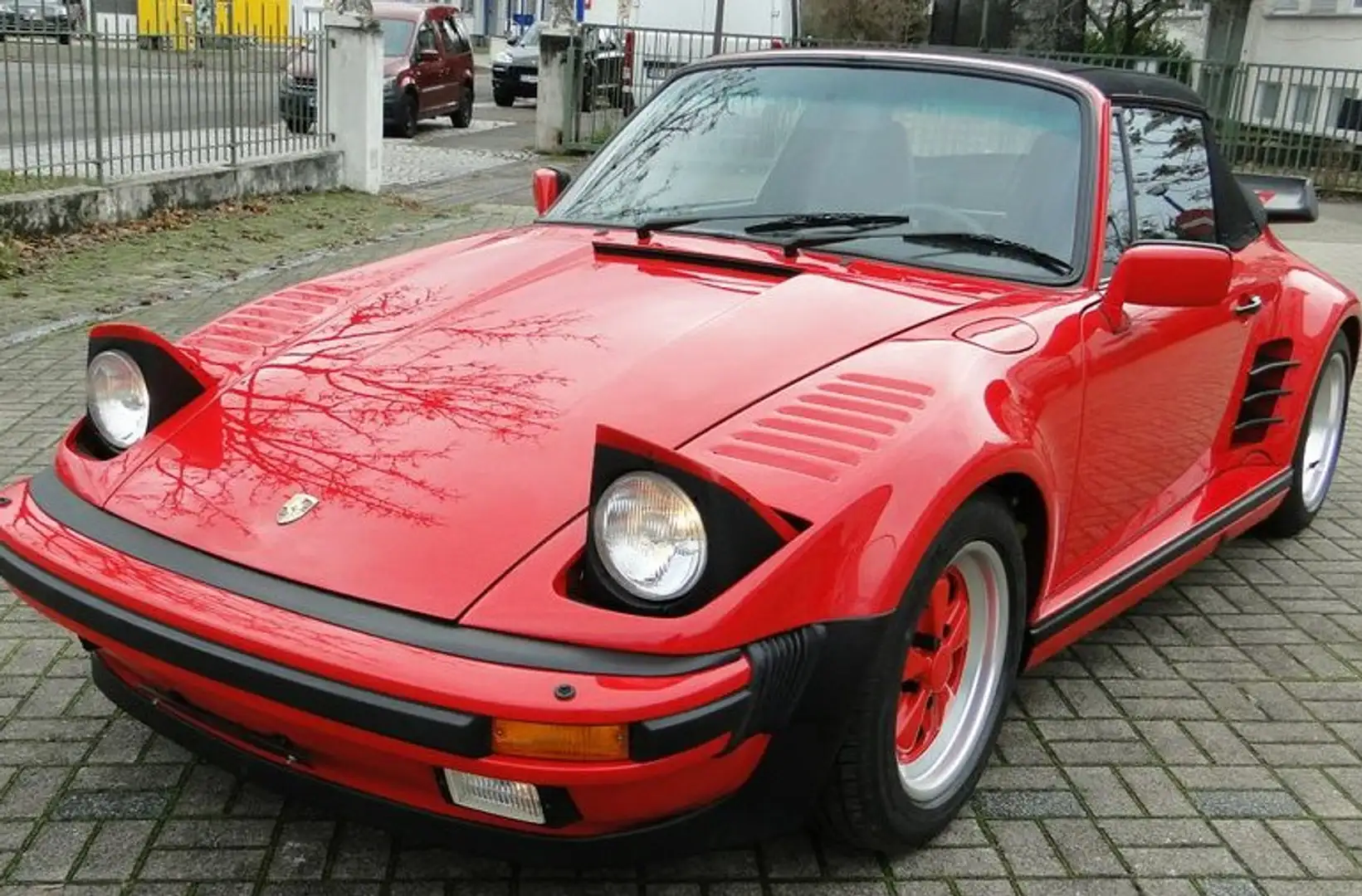 Porsche 930 3.3 Turbo Cabrio Rojo - 1