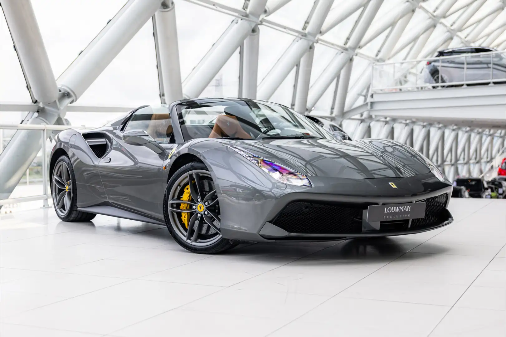 Ferrari 488 3.9 Spider HELE | Cuoio | Goldrake | Carbon Int. | Grijs - 1
