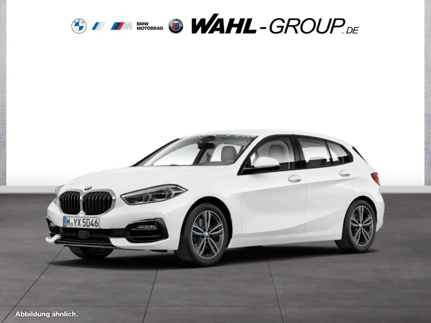 BMW 118 i Hatch Sport Line Navi LED Businesspaket Blanco - 1