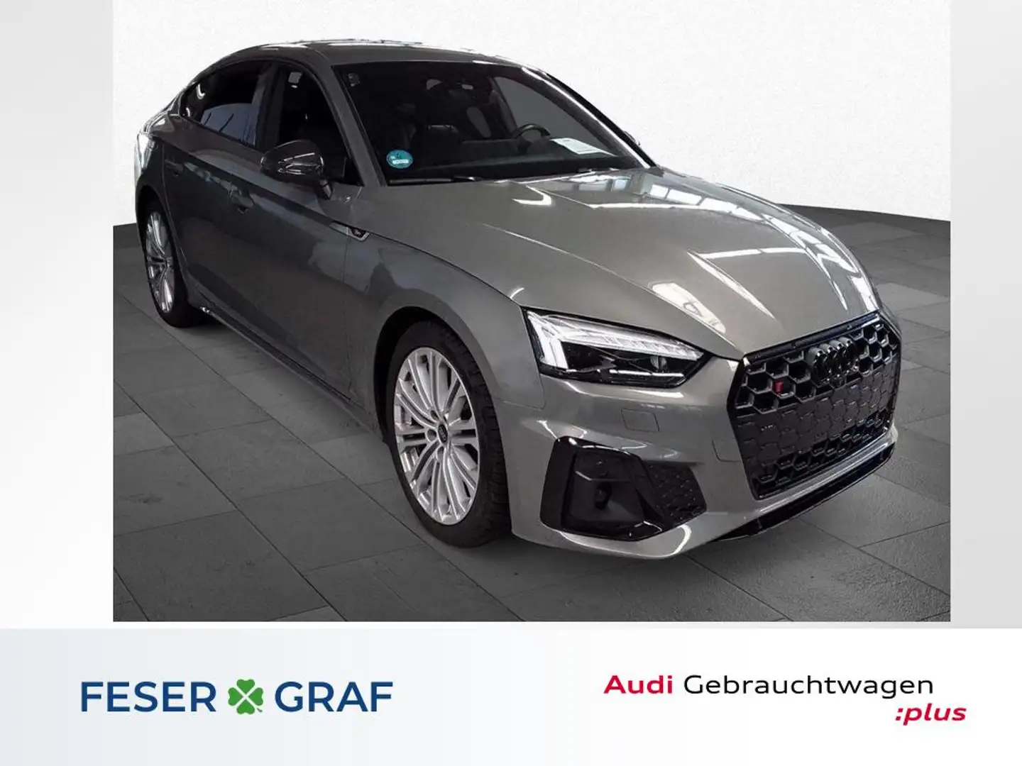 Audi S5 Sportback TDI qu. tip-tro+ACC+Standheiz+B&O+Matrix Grau - 1