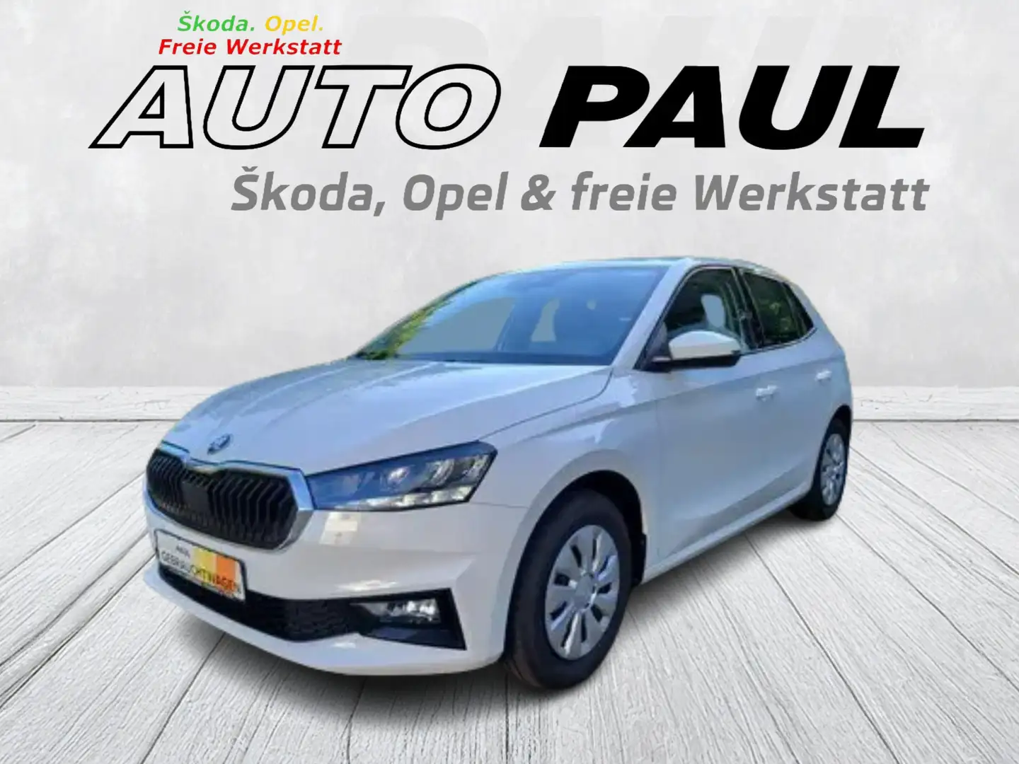 Skoda Fabia Selection*SHZ*DAB*Parkpilot*5J/100TKM Garantie Weiß - 1