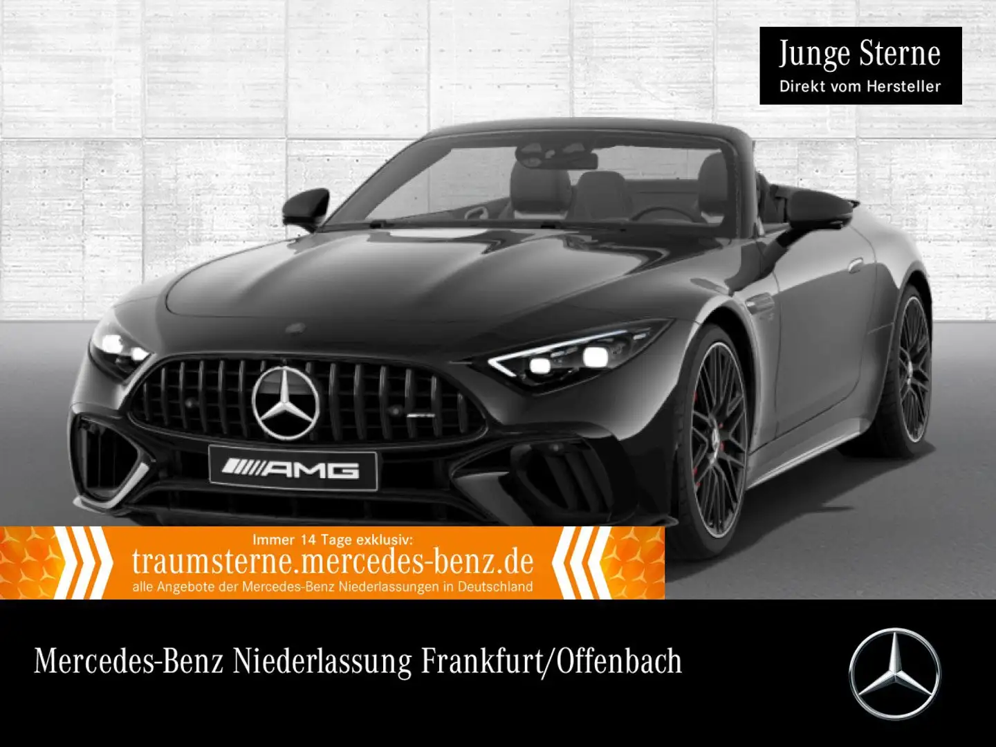 Mercedes-Benz SL 600 SL 55 AMG Cab. 4M AeroPak Nachtsicht 360° Distr+ Schwarz - 1