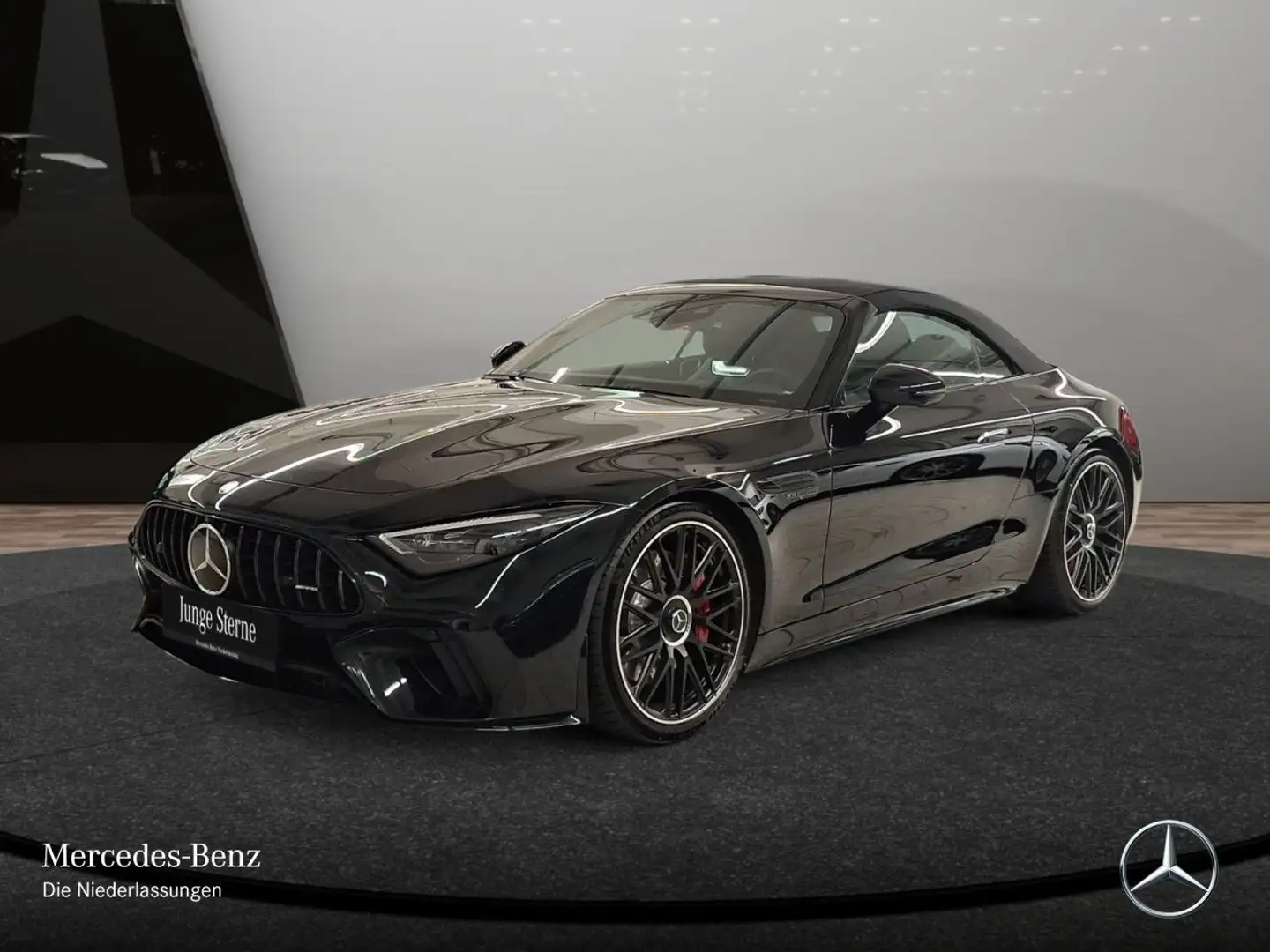 Mercedes-Benz SL 600 SL 55 AMG Cab. 4M AeroPak Nachtsicht 360° Distr+ Schwarz - 2