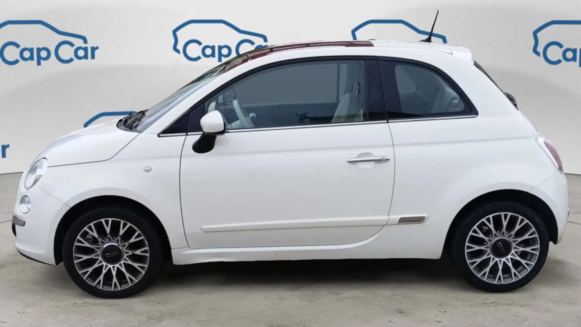 Fiat 500 1.2 69 Lounge Blanc - 2