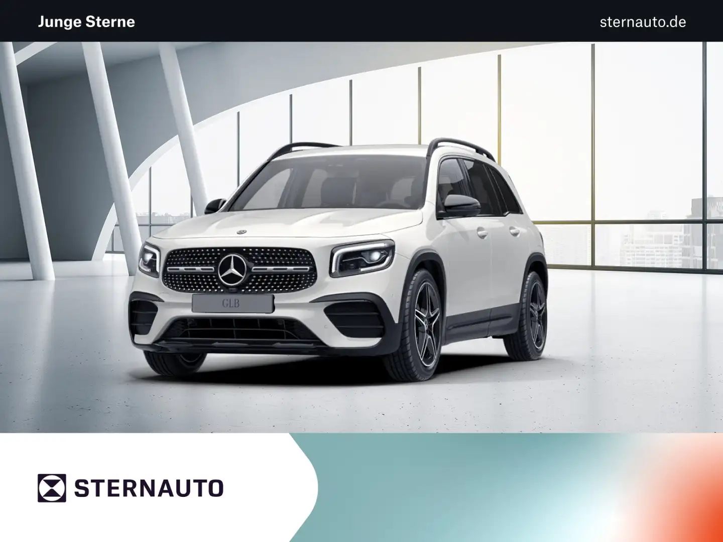 Mercedes-Benz GLB 200 GLB 200 d 4M AMG Night MultibeamLED MBUX-HE 360° Weiß - 1