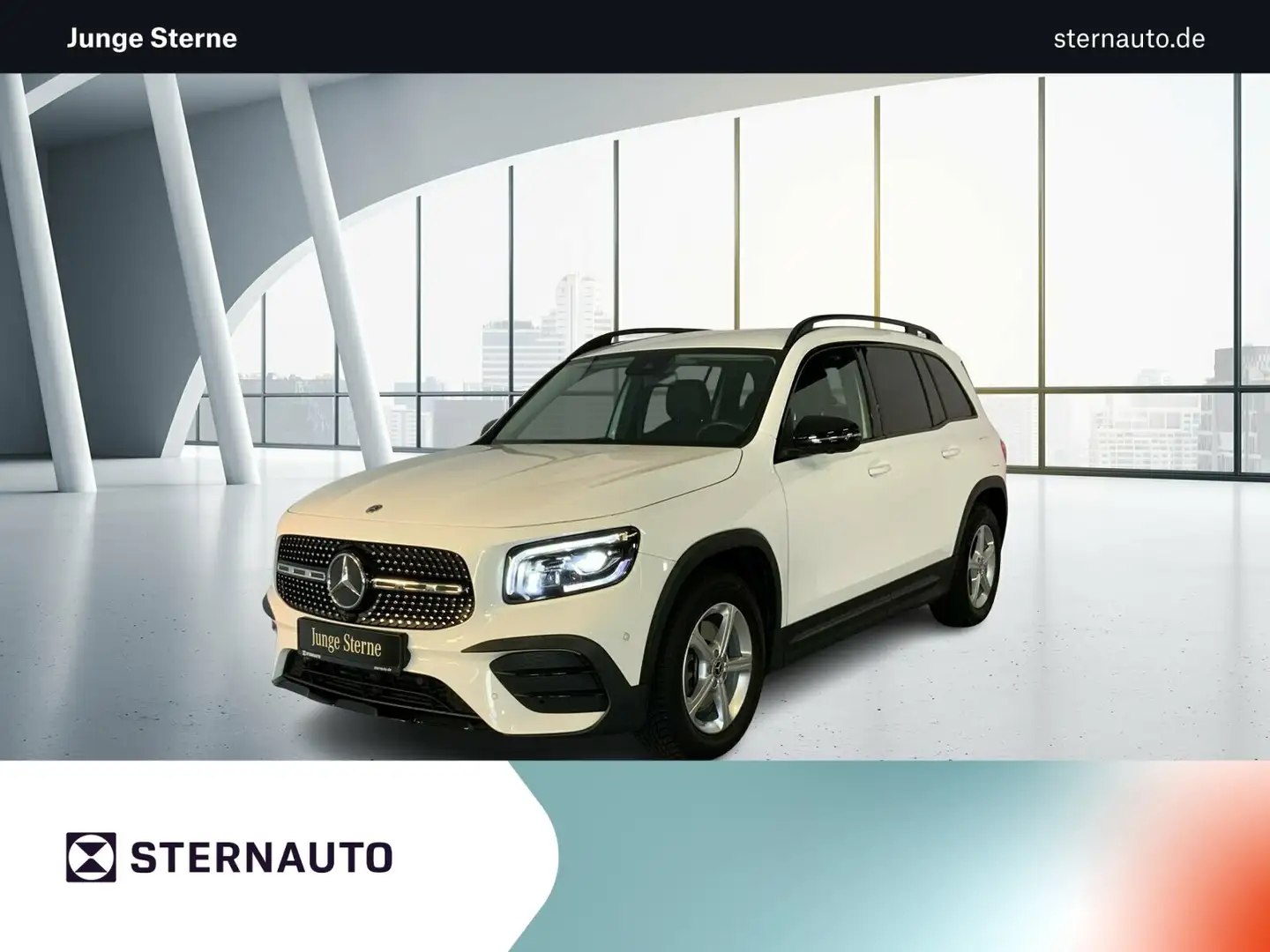 Mercedes-Benz GLB 200 GLB 200 d 4M AMG Night MultibeamLED MBUX-HE 360° Weiß - 1