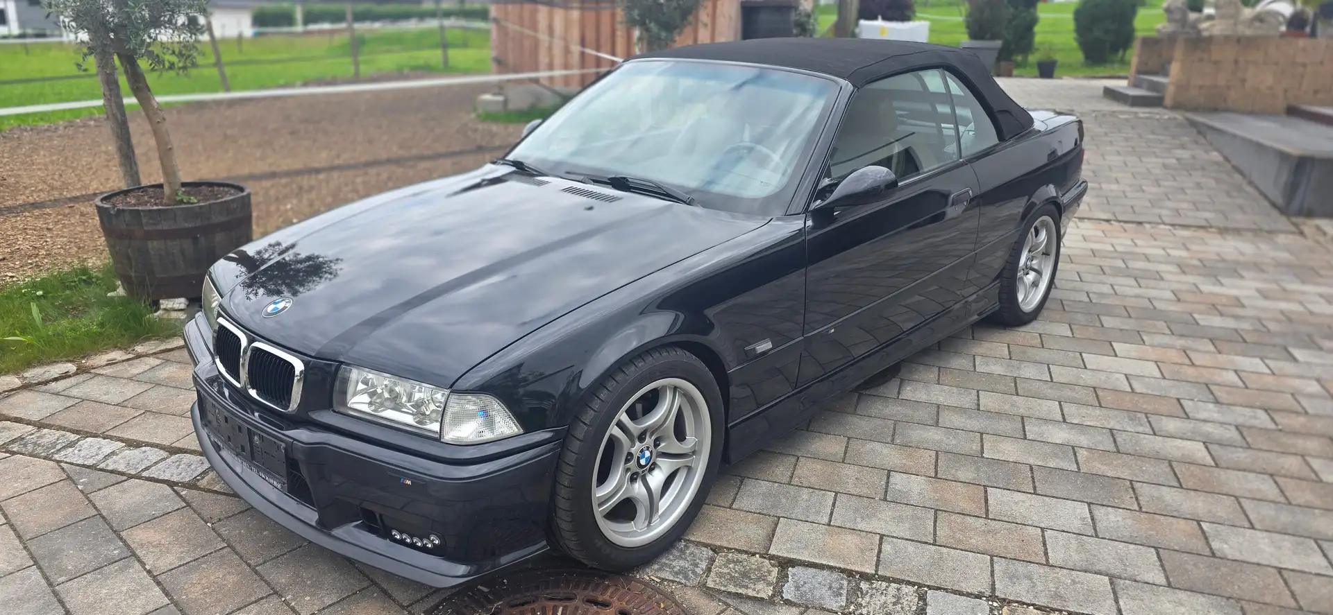 BMW 318 318i Cabrio 1. Hd Sommerauto unfallfrei Top-Zstd. Negru - 1