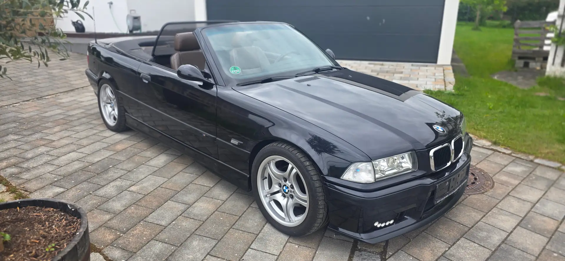 BMW 318 318i Cabrio 1. Hd Sommerauto unfallfrei Top-Zstd. Negru - 2