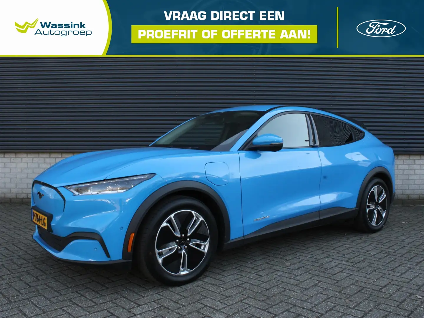 Ford Mustang Mach-E 75kWh 258pk RWD I Technology Pack I Grabber Blue I Blauw - 1