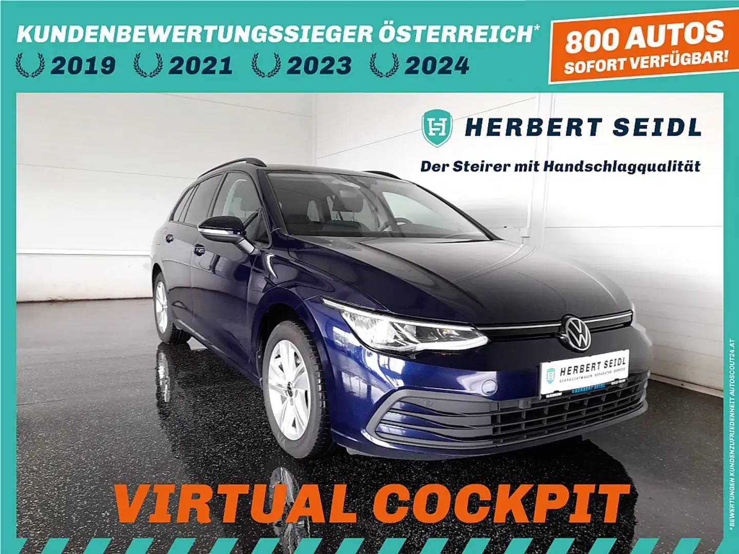 Volkswagen Golf Variant Golf VIII Variant LIFE 2,0 TDI DSG *VIRTUELL PR... Blau - 1