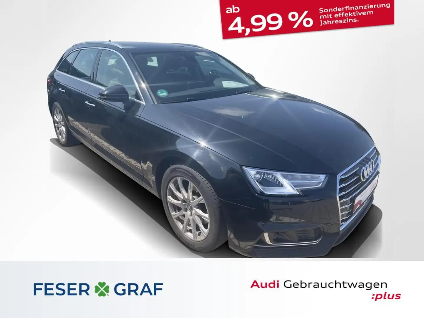 Audi A4 Avant 40 TFSI design Stronic,Xenon,Navi+,Standh.,A Nero - 1