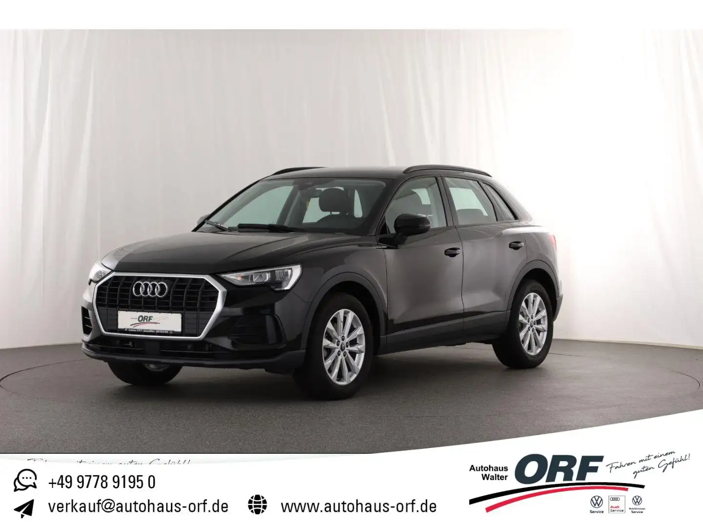 Audi Q3 35 TFSI S-tronic AHK NAVI VIRTUAL TEMPOMAT DAB PDC Schwarz - 1