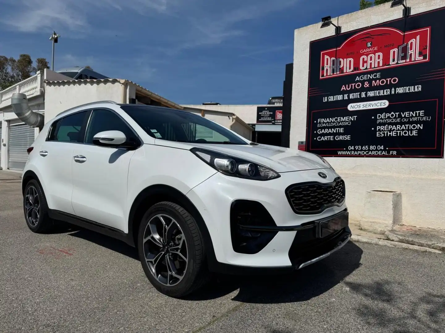Kia Sportage Sportage 1.6 CRDI - 136 - BV DCT  GT Line  MOTEUR  Blanc - 1