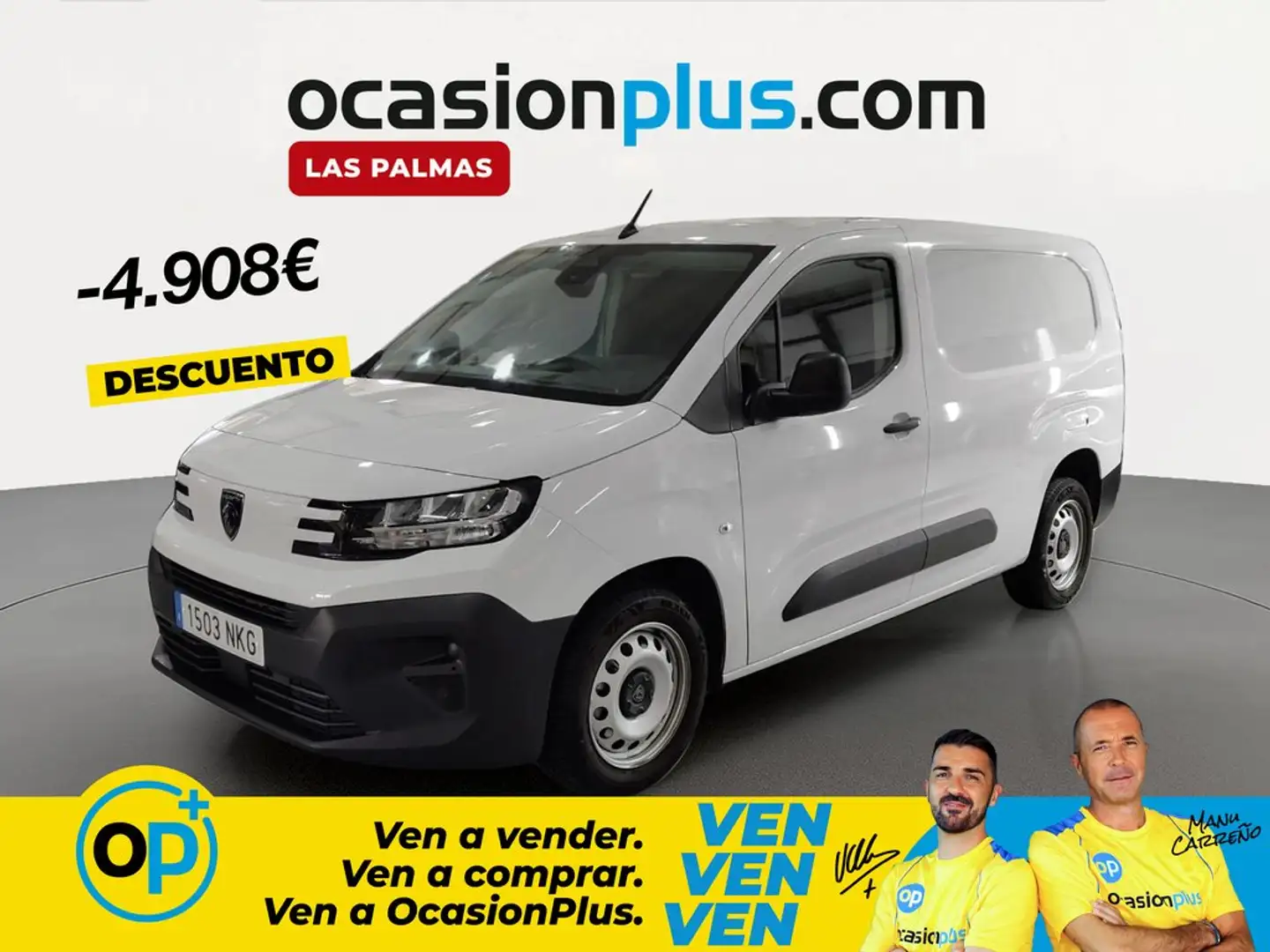 Peugeot Partner Furgón 1.5 Diesel XL 100 Blanco - 1