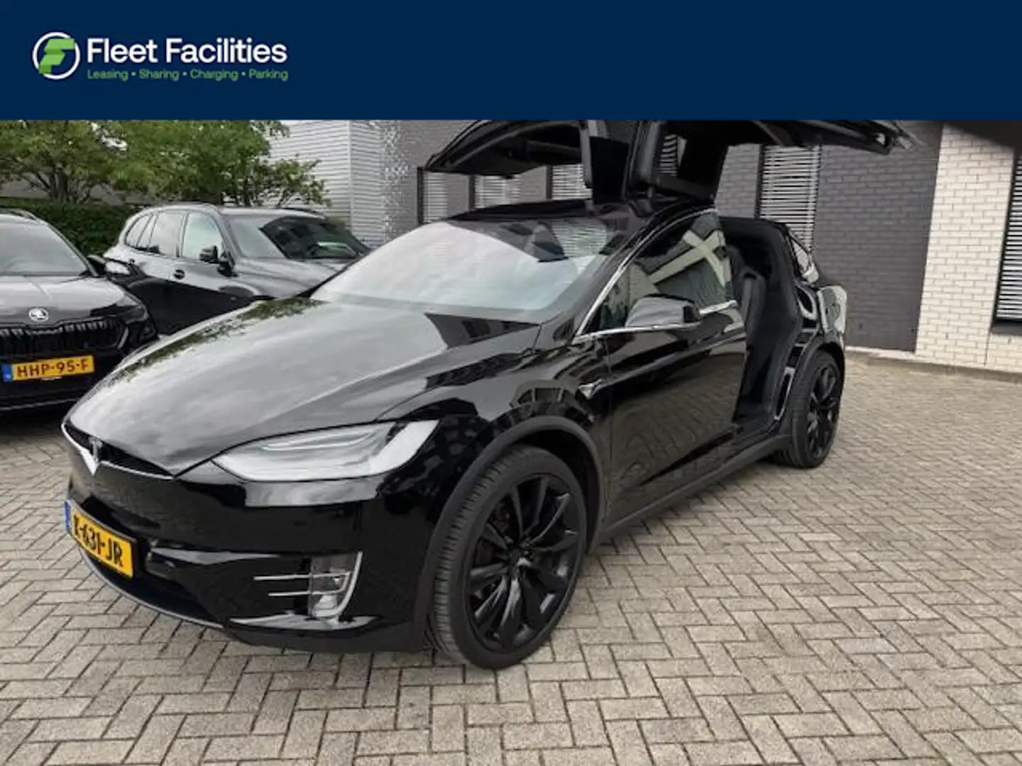 Tesla Model X AWD Long Range 7p. Zwart - 1