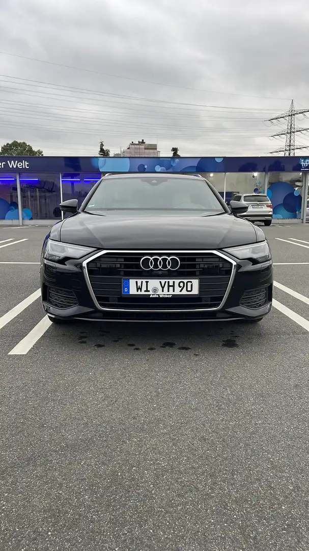Audi A6 Avant 35 TDI S tronic design leder Anhängerk Schwarz - 1