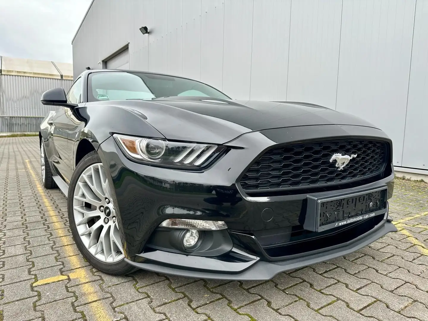 Ford Mustang 2,3 Eco Boost EUModell COC Leder Xenon Grijs - 1