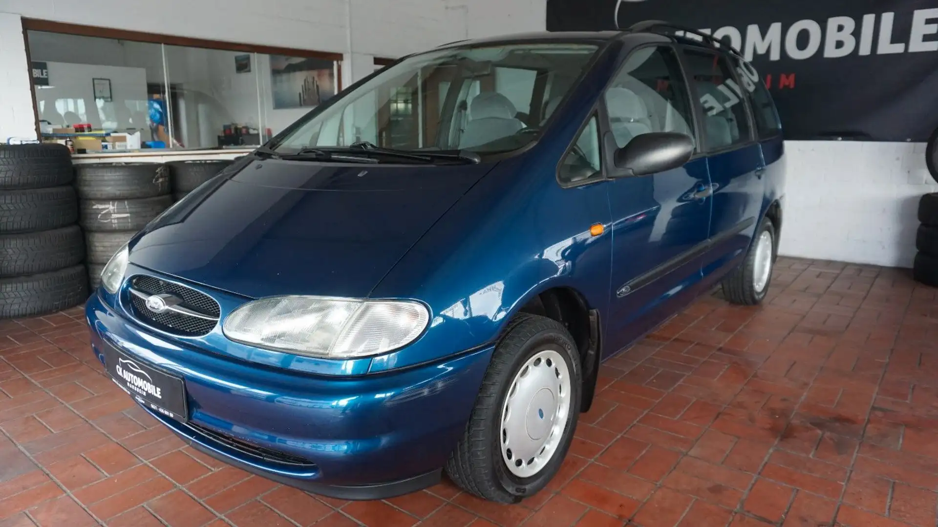 Ford Galaxy *KLIMA*AHK*7-SITZE*2-HAND*104TKM*!! Kék - 2