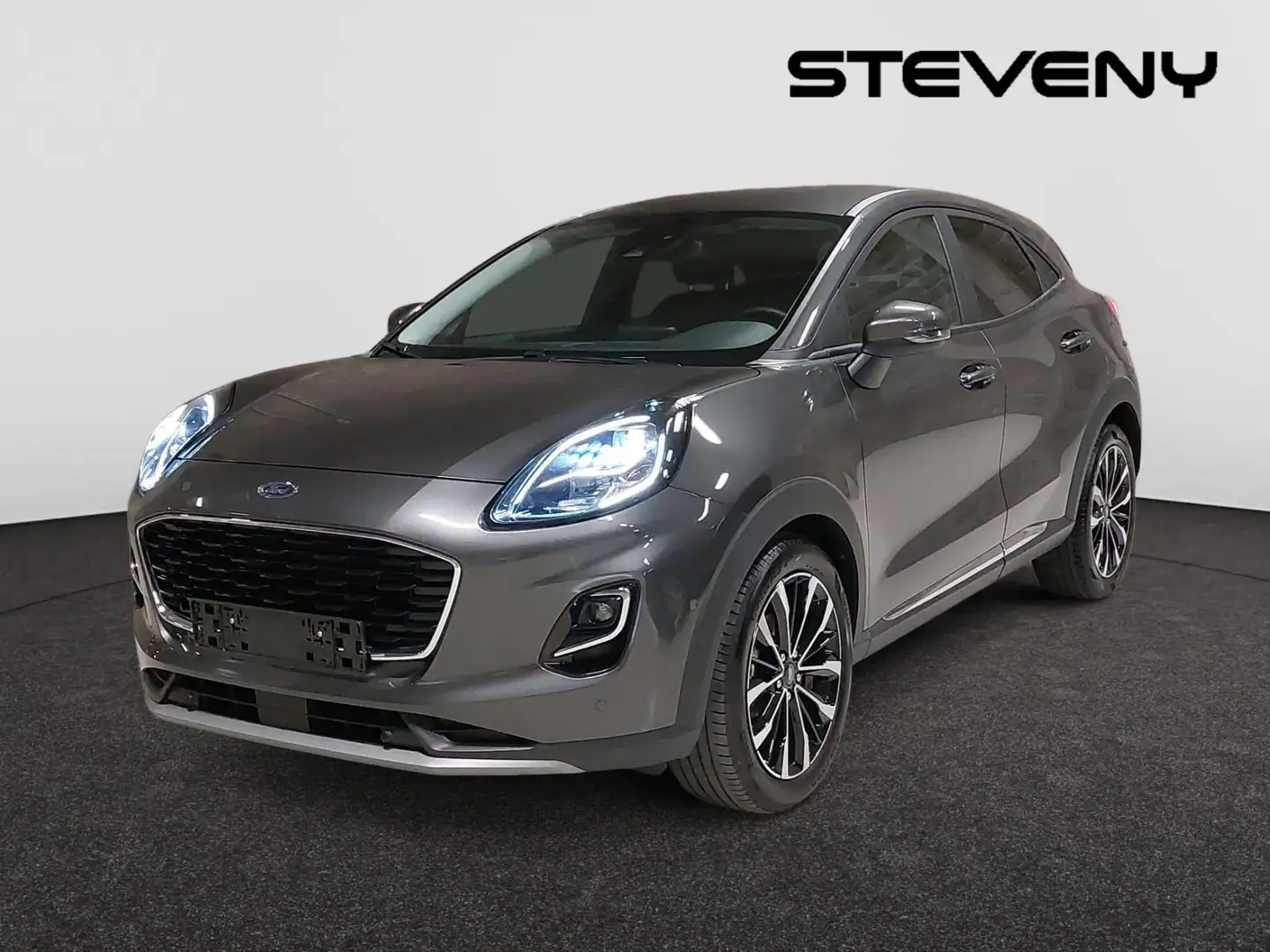 Ford Puma TITANIUM X 1.0 EcoBoost 125CV mHEV *DEMO*GPS*B&O* Gris - 1