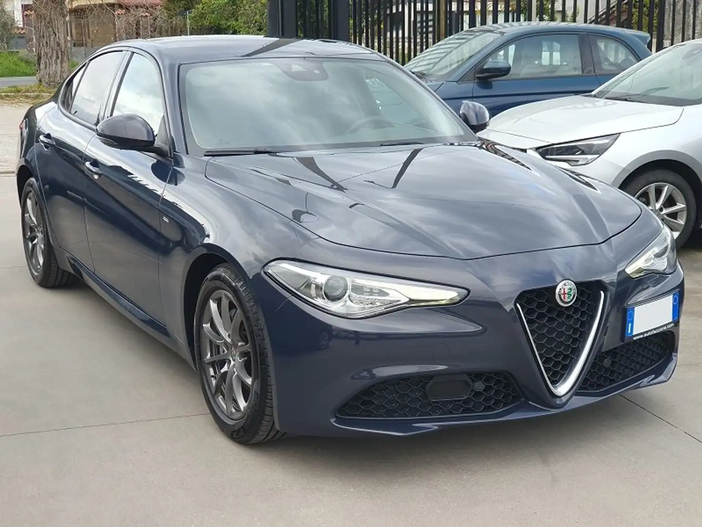 Alfa Romeo Giulia 2.2 TD 16V 190CV S&S Q2 SUPER XENO PELLE PARK CAM Grigio - 1