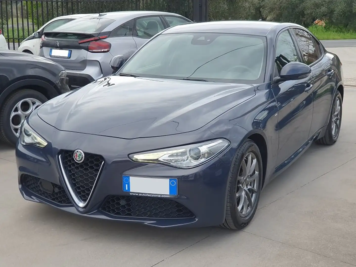 Alfa Romeo Giulia 2.2 TD 16V 190CV S&S Q2 SUPER XENO PELLE PARK CAM Grigio - 2