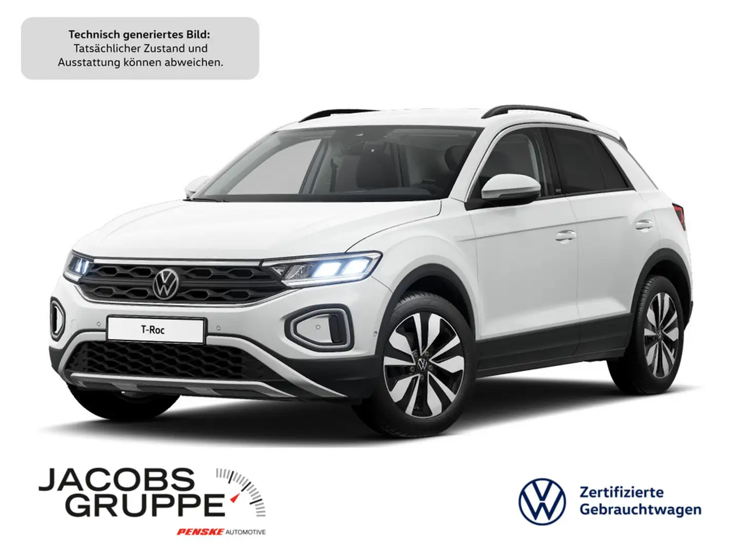 Volkswagen T-Roc 2.0 TDI Move Kamera, App-Connect, Sitzh Weiß - 1
