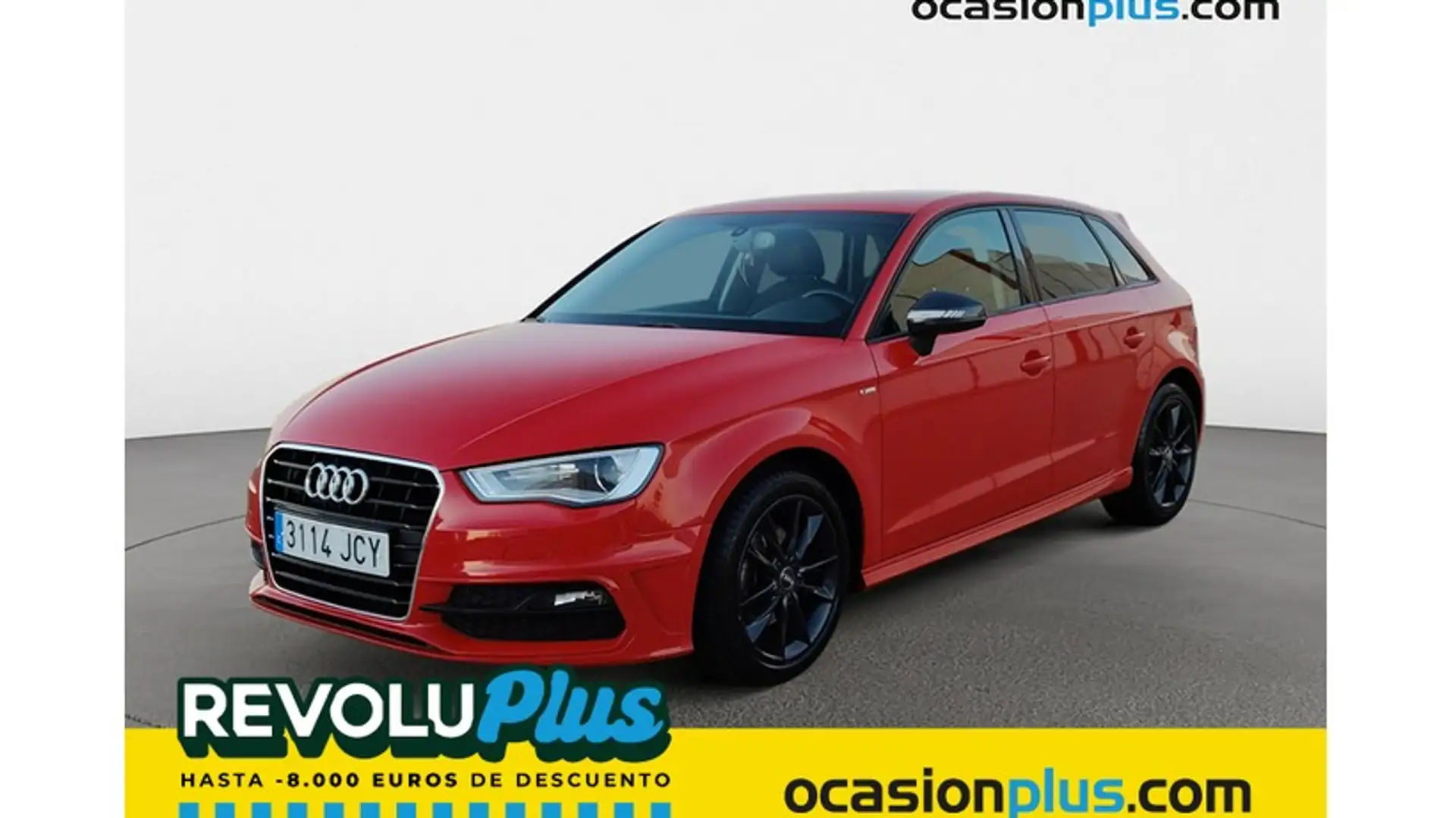 Audi A3 Sportback 1.6TDI CD Adrenalin Rojo - 1