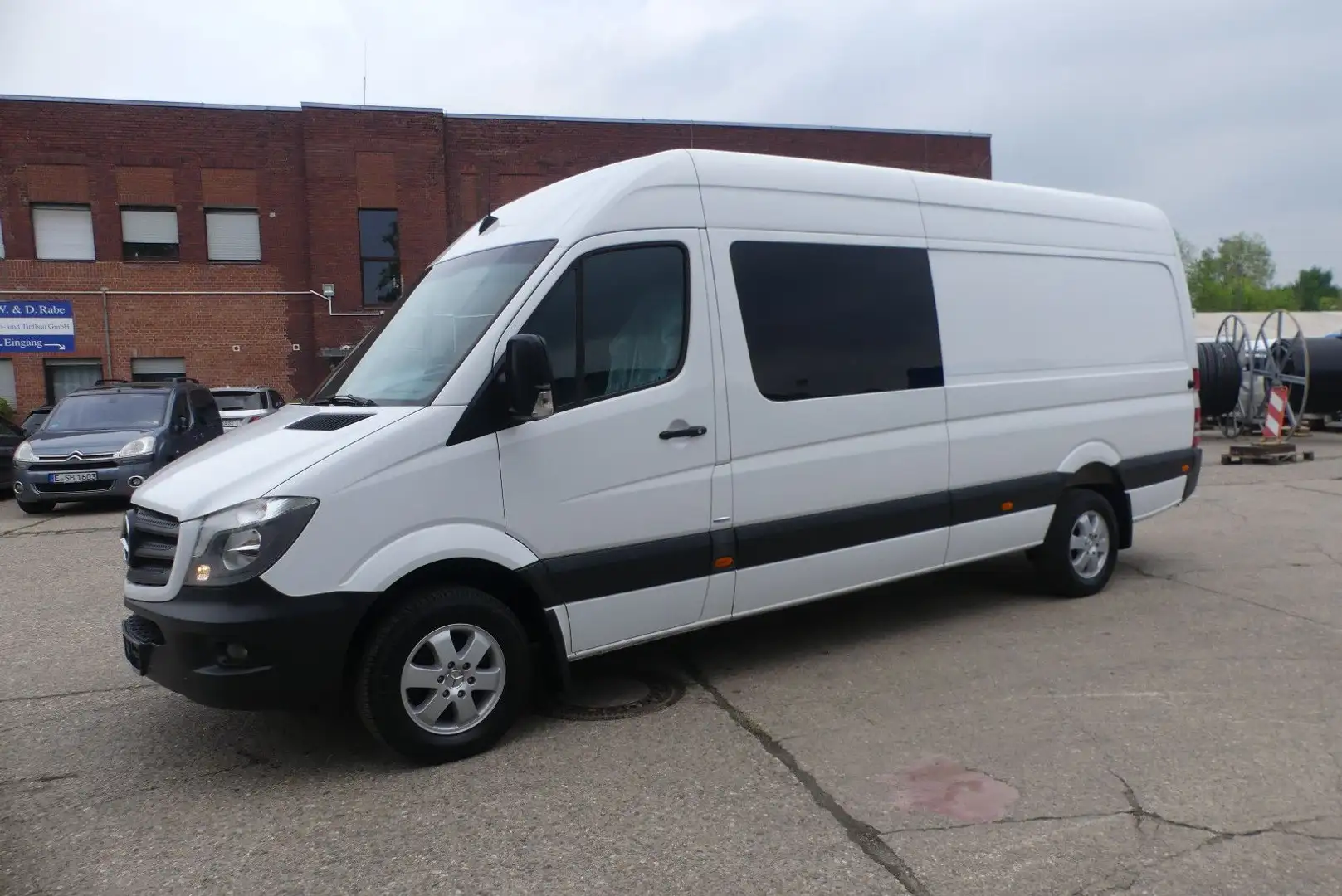 Mercedes-Benz Sprinter 316 Maxi L4 Mixto*Navi*Temp*AHK*Klima* White - 1