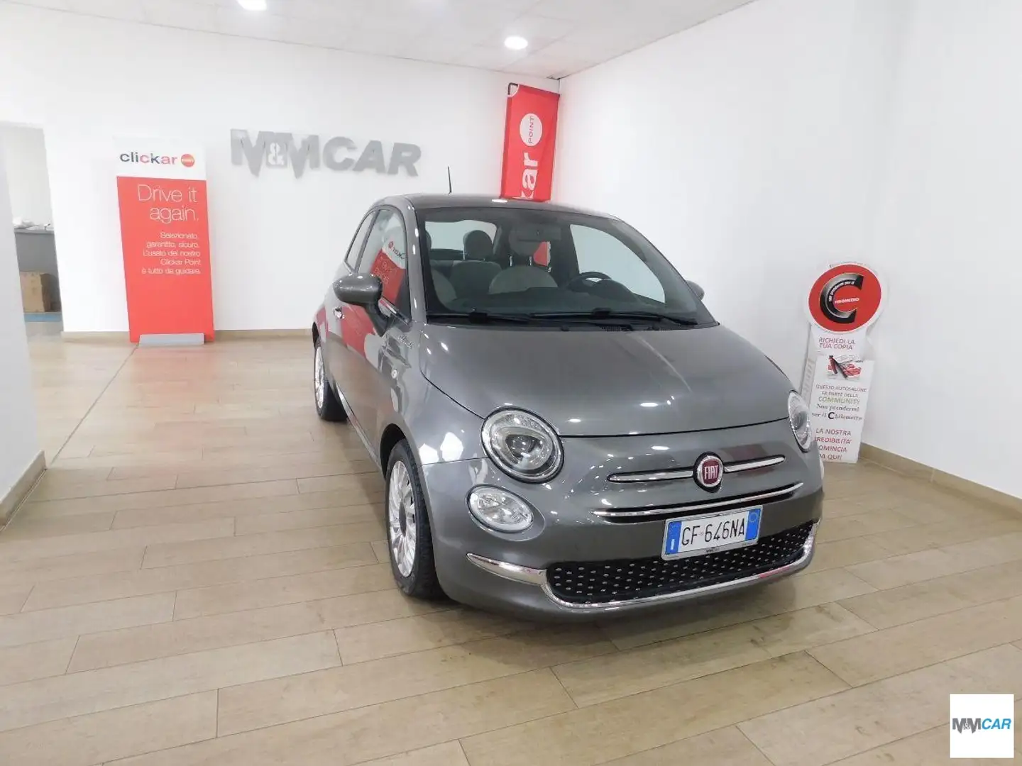 Fiat 500 1.0 Hybrid Dolcevita Grigio - 1