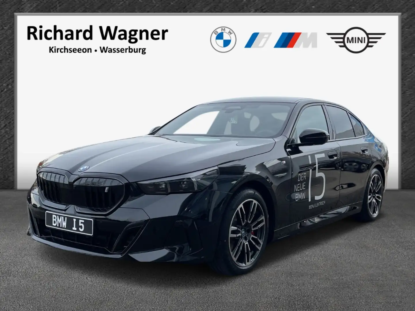 BMW i5 eDrive40 M SportPro H&K HUD AutobahnAss Profession Schwarz - 1