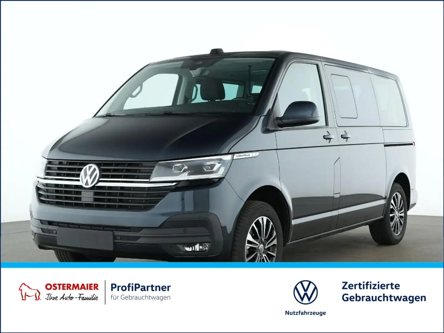 Volkswagen T6.1 Caravelle KR 2.0TDI 150PS DSG 8S.LED.AHK.STDHZG.ACC.SITZHZG Niebieski - 1