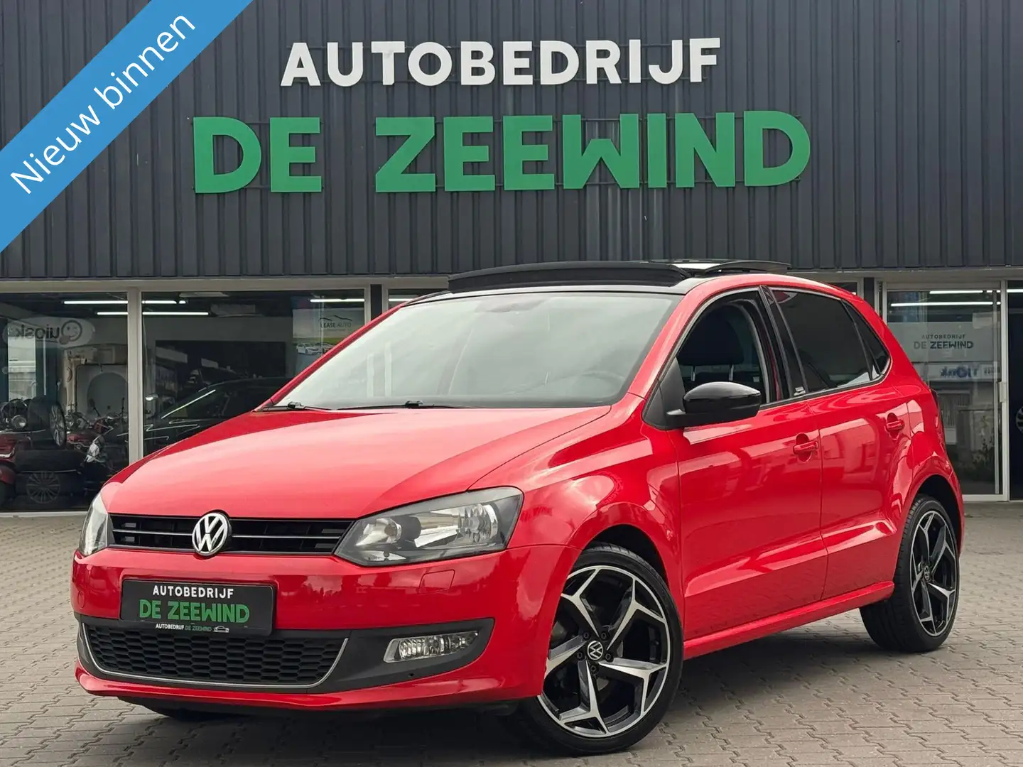 Volkswagen Polo 1.2 TSI Highline|Pano|Stoelverwarming|nieuw APK Rood - 1