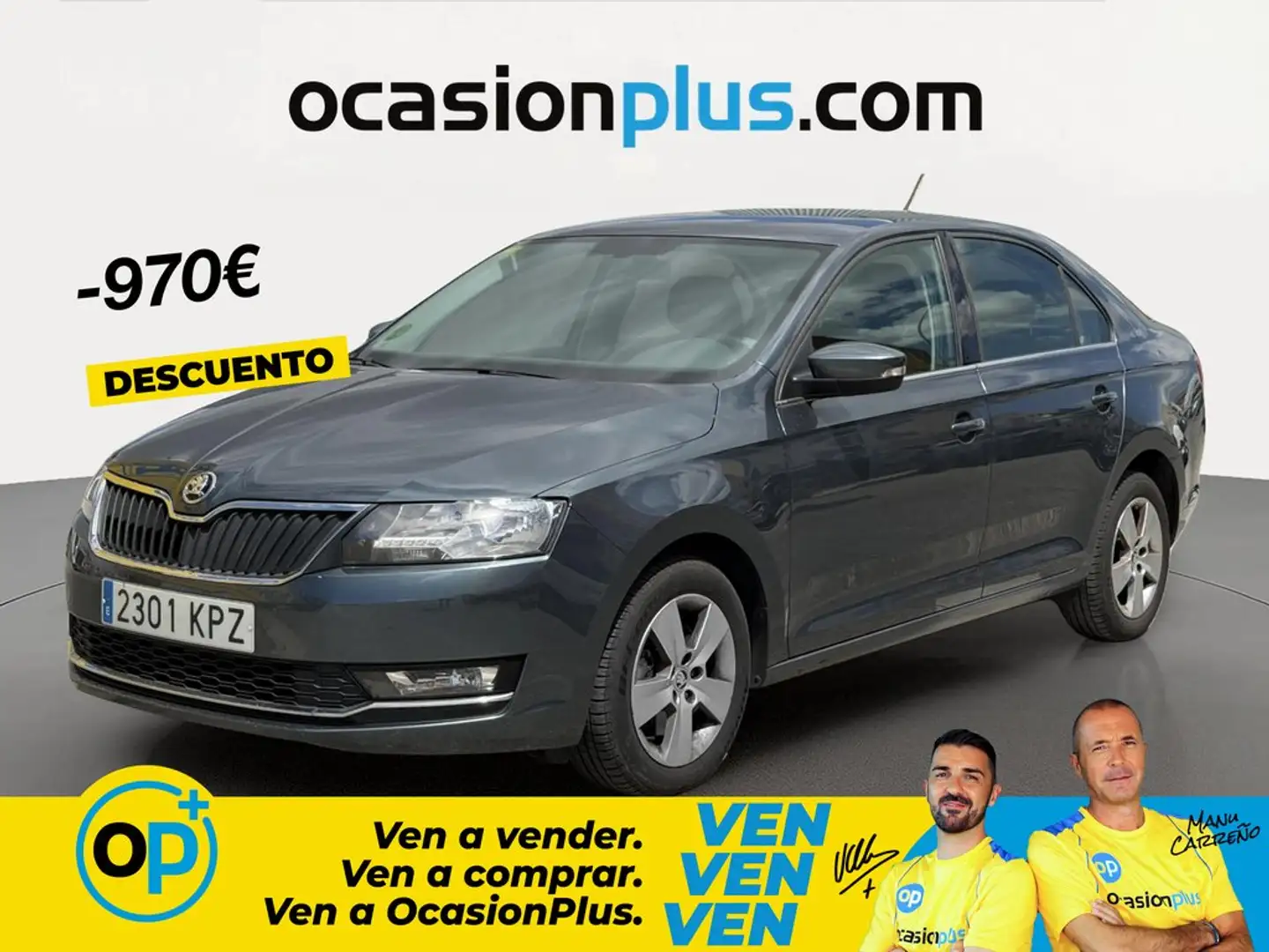 Skoda Rapid/Spaceback 1.0 TSI Ambition 81kW Gris - 1