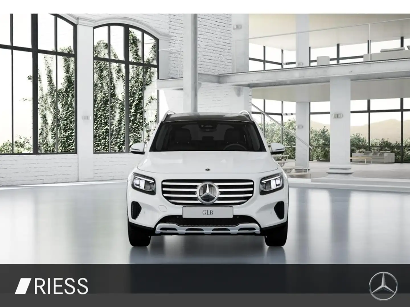 Mercedes-Benz GLB 220 d 4M Progressive 7 Sitzer Standh Pano W-Paket Weiß - 2