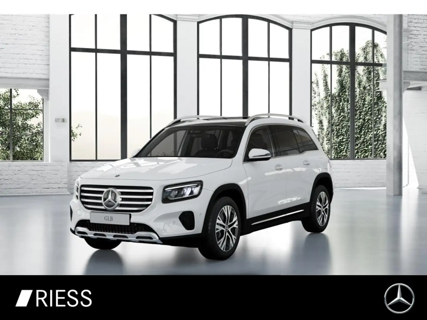 Mercedes-Benz GLB 220 d 4M Progressive 7 Sitzer Standh Pano W-Paket Weiß - 1
