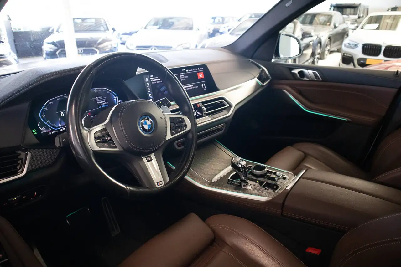 BMW X5 X DRIVE 45E, M-SPORT, PANO, KEYLESS, 360°, APPLE/ANDROID, LUCHTVERING, миниатюра 9