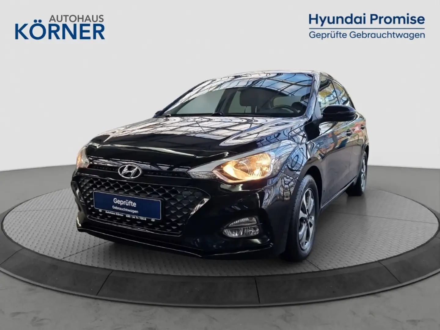 Hyundai i20 TREND 1.0 T-GDi *SITZHZG*SPURASSIST*BLUETOOTH* Zwart - 2