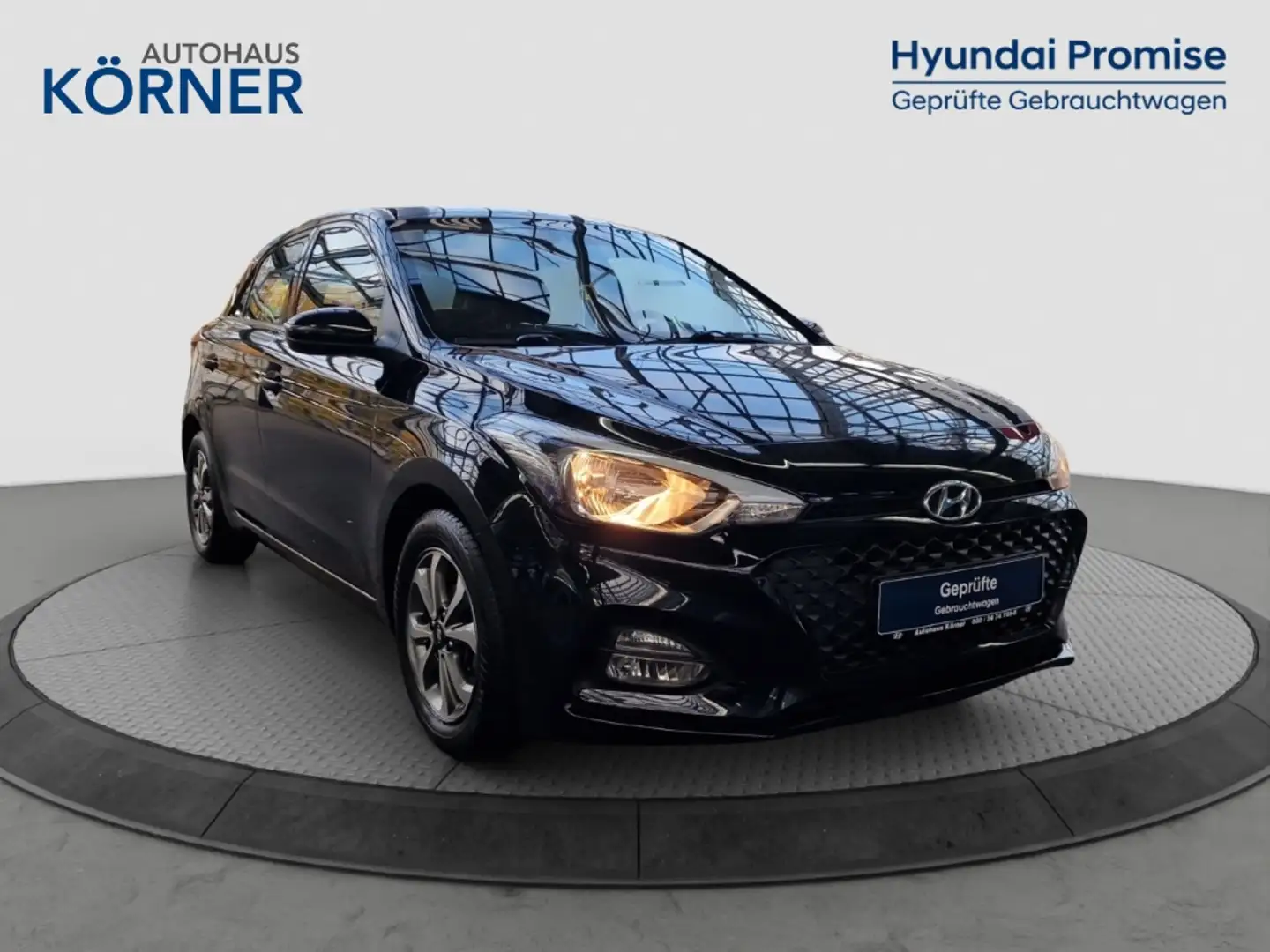 Hyundai i20 TREND 1.0 T-GDi *SITZHZG*SPURASSIST*BLUETOOTH* Schwarz - 1