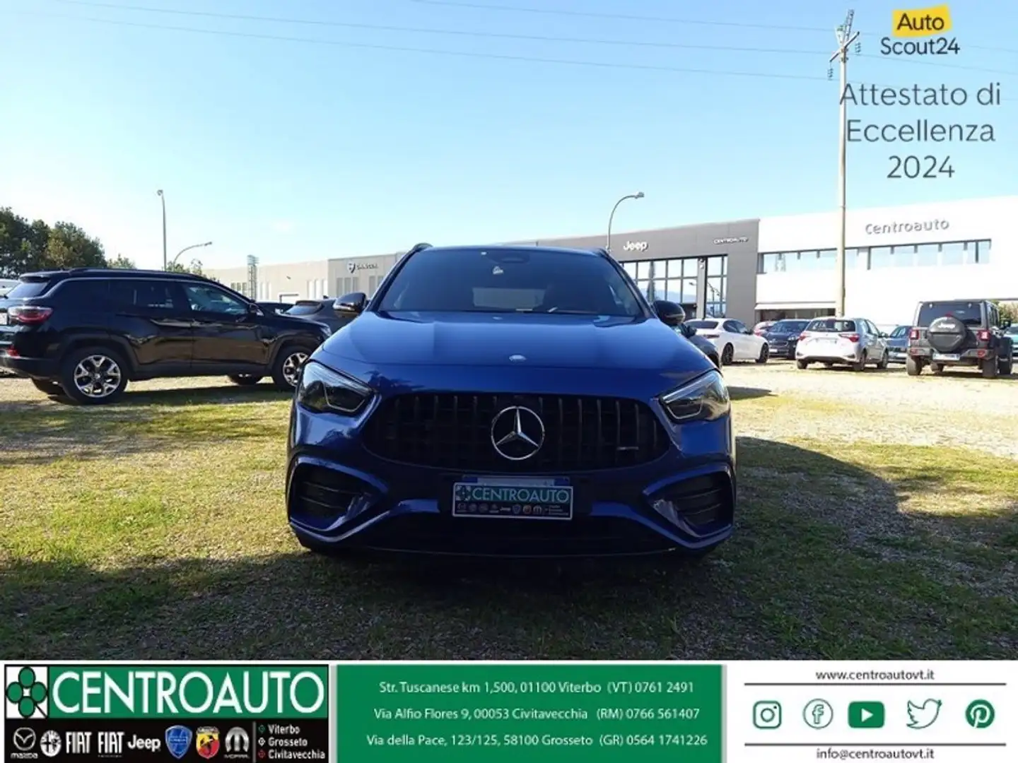 Mercedes-Benz GLA 35 AMG Classe GLA AMG 35 Premium Plus AMG 4matic auto Modrá - 2